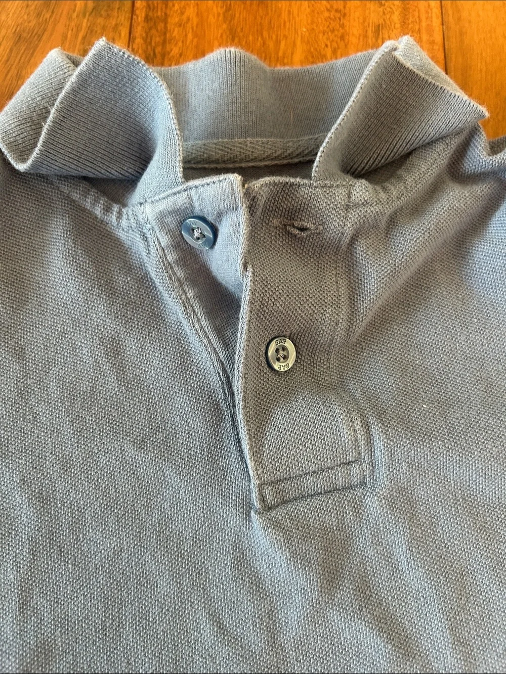 GAP Light Blue Short Sleeve Polo for Kids